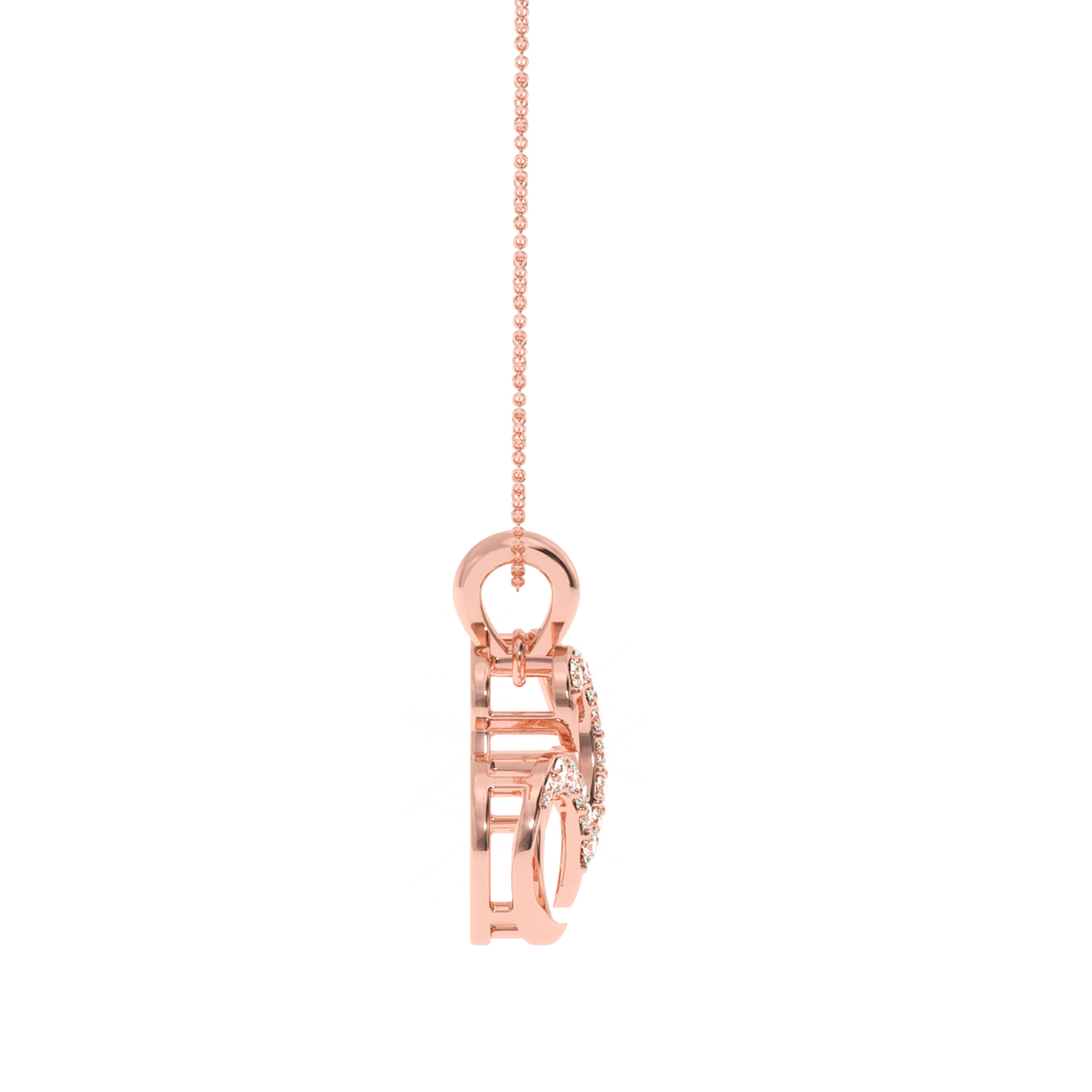 Buy 0.14Ct Triple Heart Diamond Pendant | Solitairekart